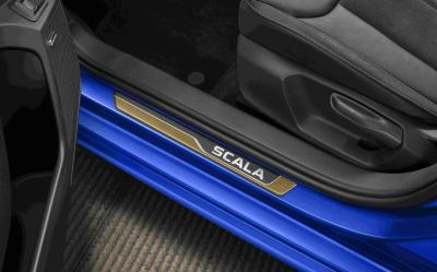 Náhled Dekorativní 3D prahové fólie měděné ŠKODA Scala
