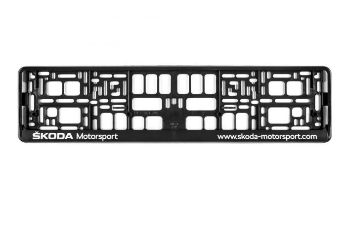Držák poznávací značky Škoda Motorsport