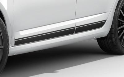 Dekorativní fólie černá ŠKODA Octavia III Combi