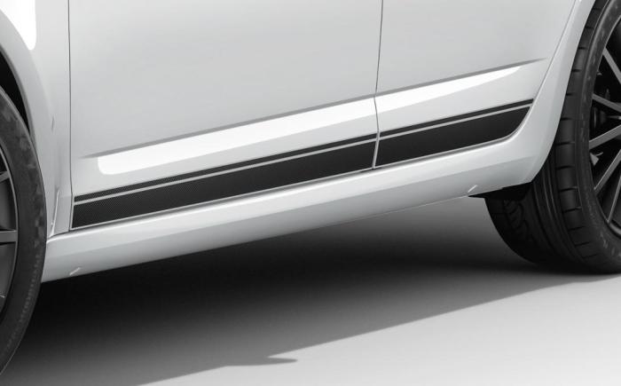 Dekorativní fólie černá ŠKODA Octavia III Combi