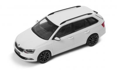 Náhled Model Fabia III Combi 1:43 - LASER WHITE
