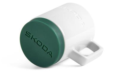 Hrnek se silikonovou podložkou ŠKODA
