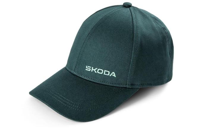 Kšiltovka - emerald ŠKODA