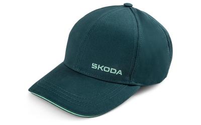 Náhled Kšiltovka - emerald ŠKODA