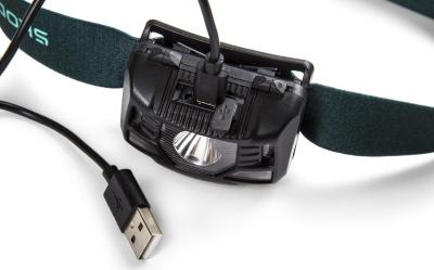 LED čelová svítilna s USB ŠKODA