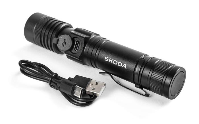 LED svítilna - černá ŠKODA