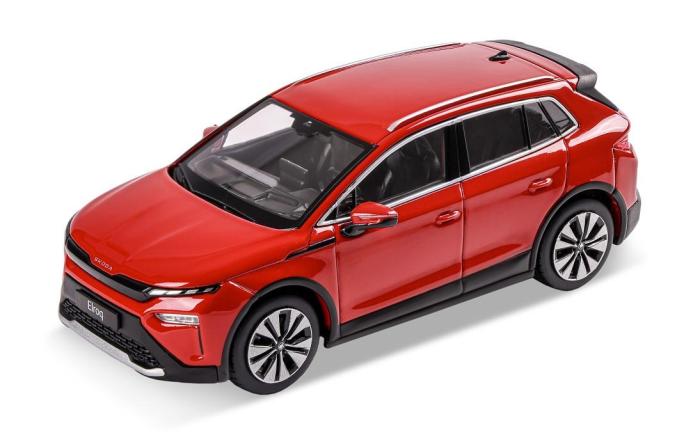 Model Elroq 1:43 - červená Velvet ŠKODA