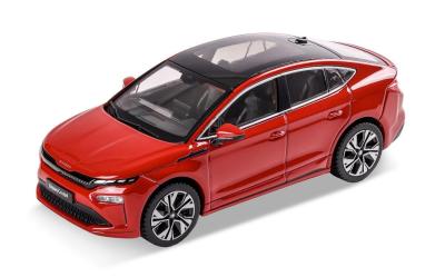 Model Enyaq Coupé FL 1:43 - červená Velvet ŠKODA