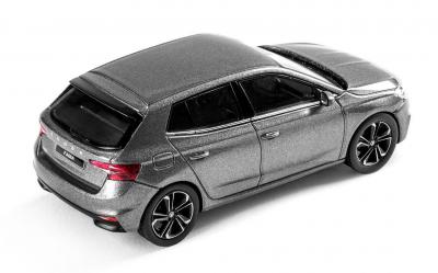 Model Fabia IV 1:43 - ŠEDÁ GRAPHITE