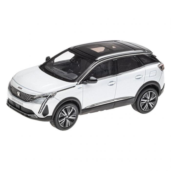 Model Peugeot 3008 GT HYBRID4 WHITE PEARL 2020 - 1:43