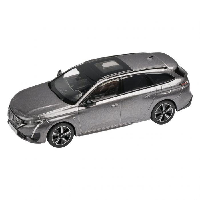 Model Peugeot 308 SW GT PLATINUM GREY 2021 1:43