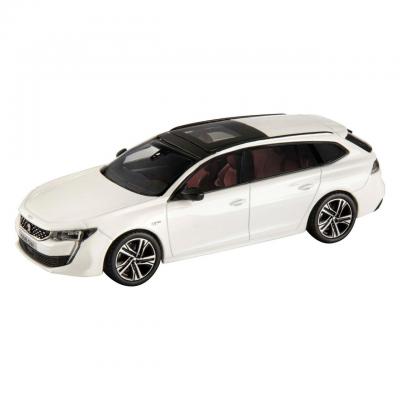 Model Peugeot NEW 508 SW GT PEARL WHITE 1:43