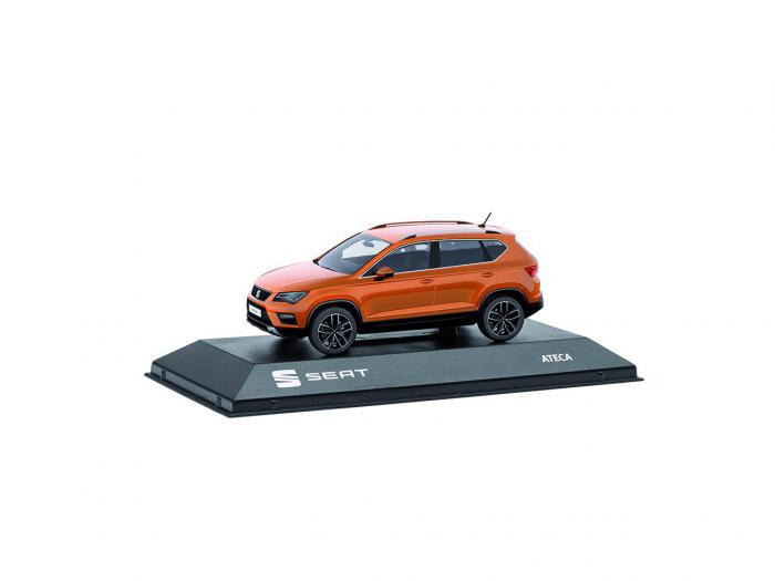 Model SEAT Ateca oranžová 1:43