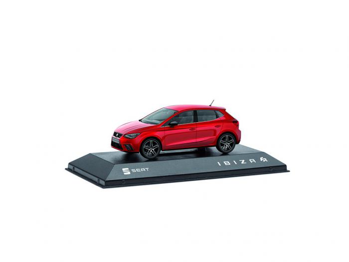 Model SEAT Ibiza FR červená 1:43