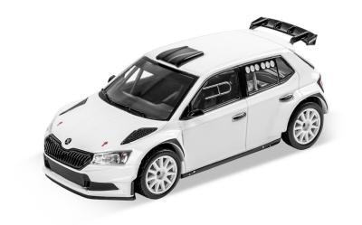 Náhled Model Škoda Fabia III FL Rally2 Evo 1:43 - Bílá