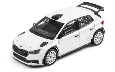 Náhled Model Škoda Fabia IV RS Rally2 1:43 - Bílá