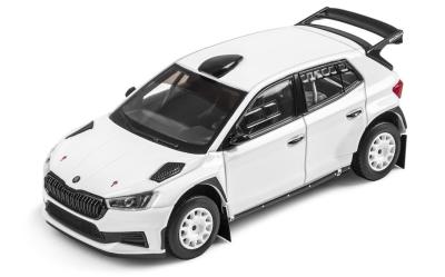 Náhled Model Škoda Fabia IV RS Rally2 1:43 - Bílá