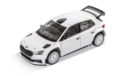 Model Škoda Fabia IV RS Rally2 1:43 - Bílá