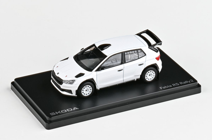 Model Škoda Fabia IV RS Rally2 (2022) 1:43 - Bílá