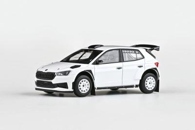 Model Škoda Fabia IV RS Rally2 (2022) 1:43 - Bílá
