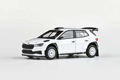 Náhled Model Škoda Fabia IV RS Rally2 (2022) 1:43 - Bílá