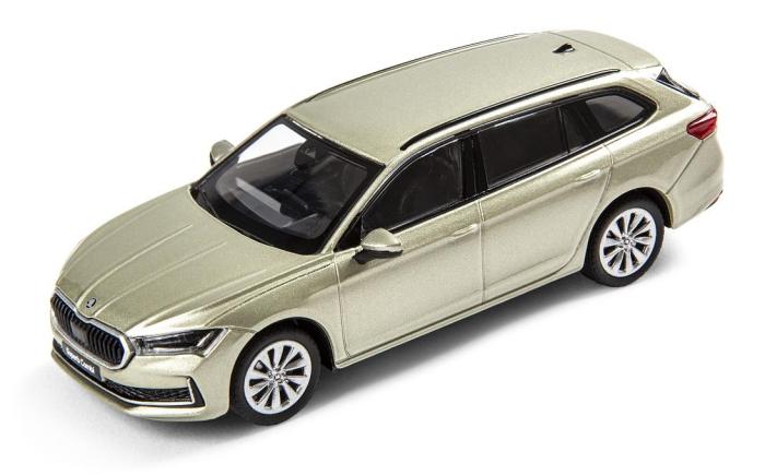 Model Superb IV Combi 1:43 žlutá Ice Tea