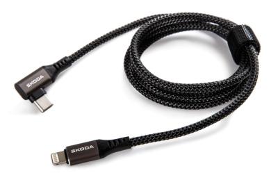 Náhled Nabíjecí a datový kabel USB-C na Apple Lightning - černý ŠKODA