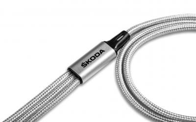 Nabíjecí kabel 3v1 USB-A ŠKODA