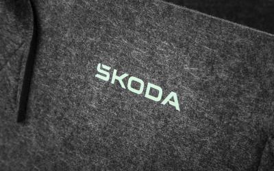 Nákupní košík filcový - electric ŠKODA