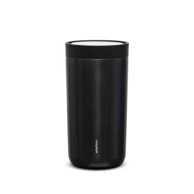 Nerezový hrnek 360° Smart click - černá VOLVO 200ml