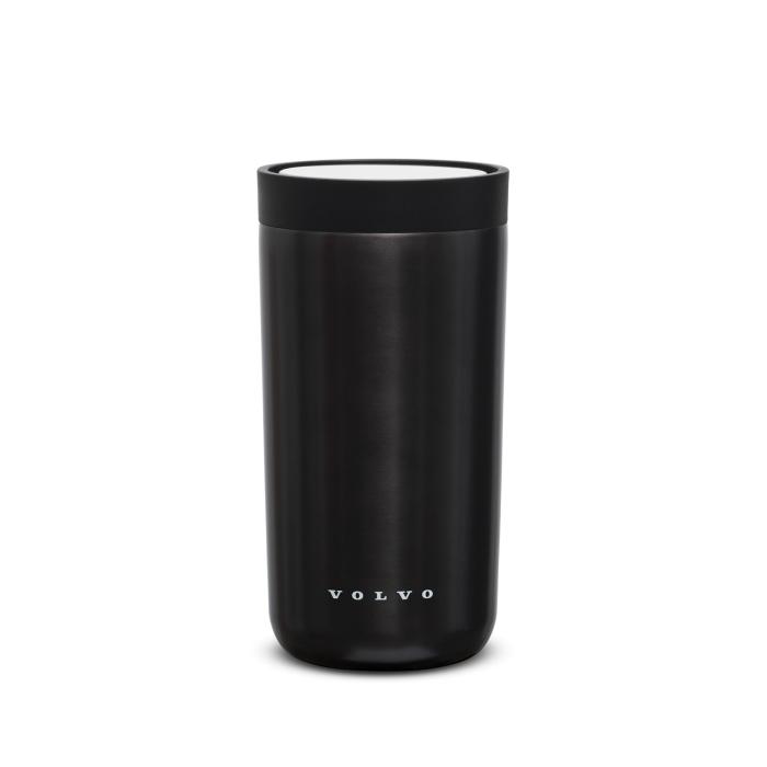 Nerezový hrnek 360° Smart click - černá VOLVO 200ml