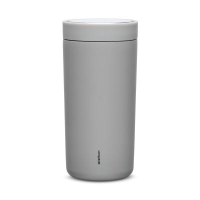 Nerezový hrnek 360° Smart click - šedá VOLVO 400ml