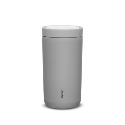 Nerezový hrnek 360° Smart click - šedá VOLVO 200ml