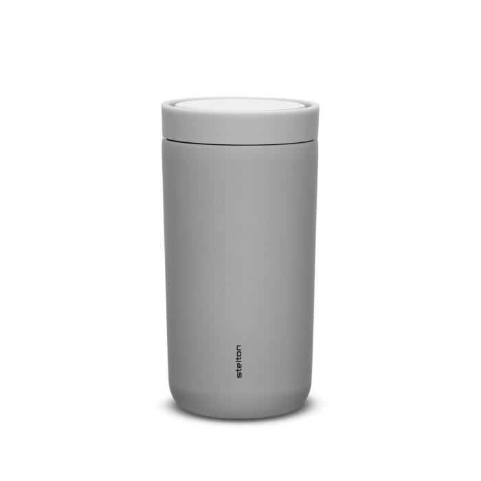 Nerezový hrnek 360° Smart click - šedá VOLVO 200ml