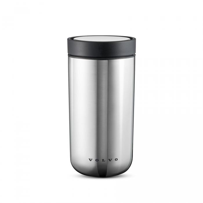 Nerezový hrnek 360° Smart click - stříbrný VOLVO 200ml