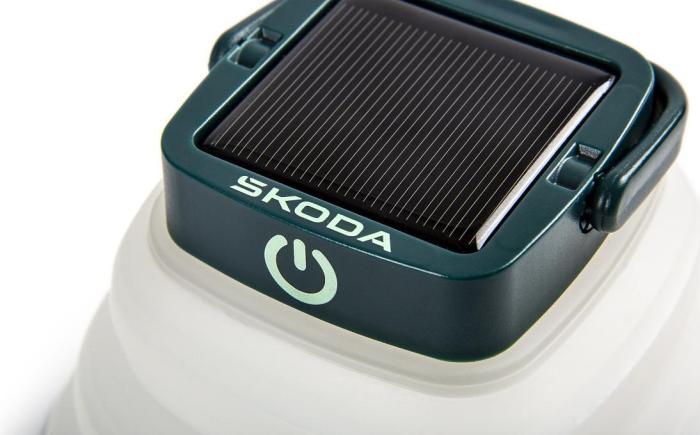Outdoorová solární lampa ŠKODA