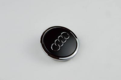 Náhled Ozdobný střed kola - černý matný AUDI