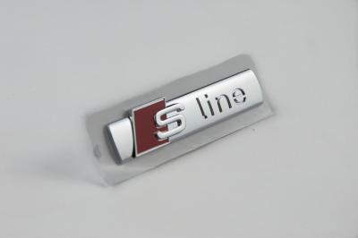S-LINE nápis stříbrný AUDI