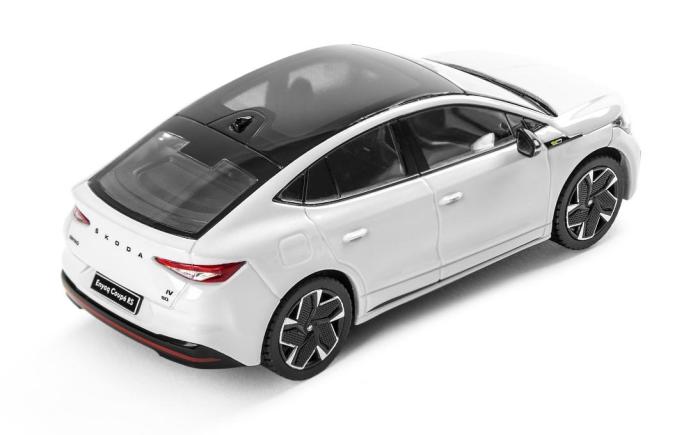 ŠKODA Enyaq Coupe RS 1:43 - bílá Moon