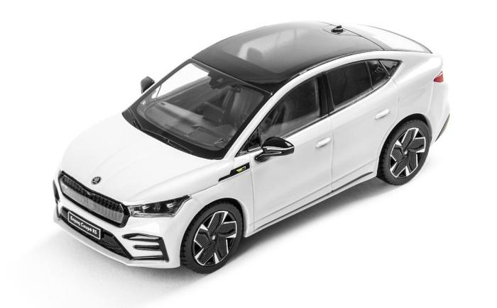 ŠKODA Enyaq Coupe RS 1:43 - bílá Moon
