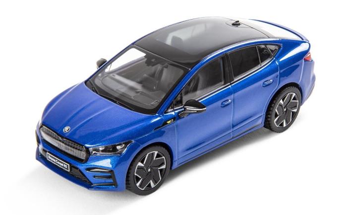 ŠKODA Enyaq Coupe RS 1:43 - modrá Race