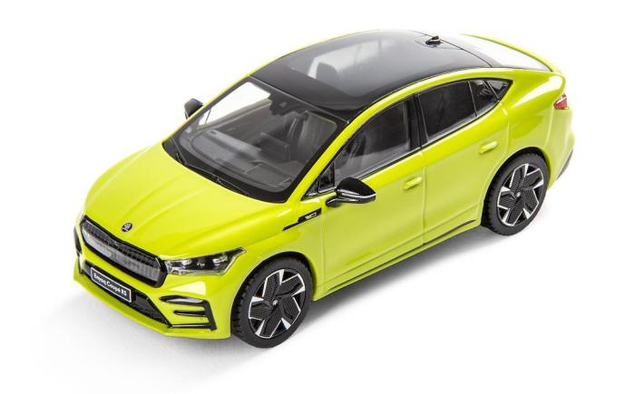ŠKODA Enyaq Coupe RS 1:43 - zelená Mamba