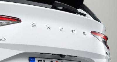 Náhled ŠKODA zadní nápis velký Enyaq - stříbrný