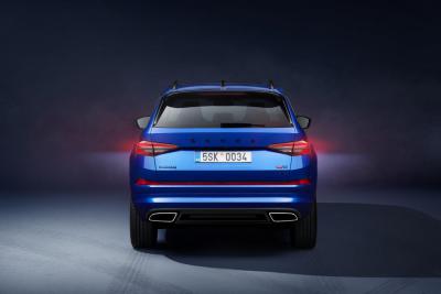 Náhled ŠKODA zadní nápis velký Kodiaq a Karoq - černý