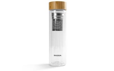 Skleněná lahev 0,5l ŠKODA