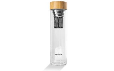 Náhled Skleněná lahev 0,5l ŠKODA