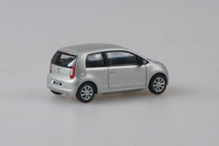 Škoda Citigo 3dveřové (2011) 1:43 - Stříbrná Leaf Metalíza