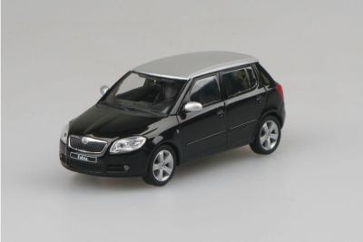 Náhled Škoda Fabia II (2006) 1:43 - Černá Magic Metalíza