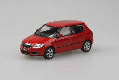 Náhled Škoda Fabia II (2006) 1:43 - Červená Corrida Uni