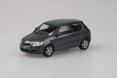 Náhled Škoda Fabia II (2006) 1:43 - Šedá Anthracite Metalíza